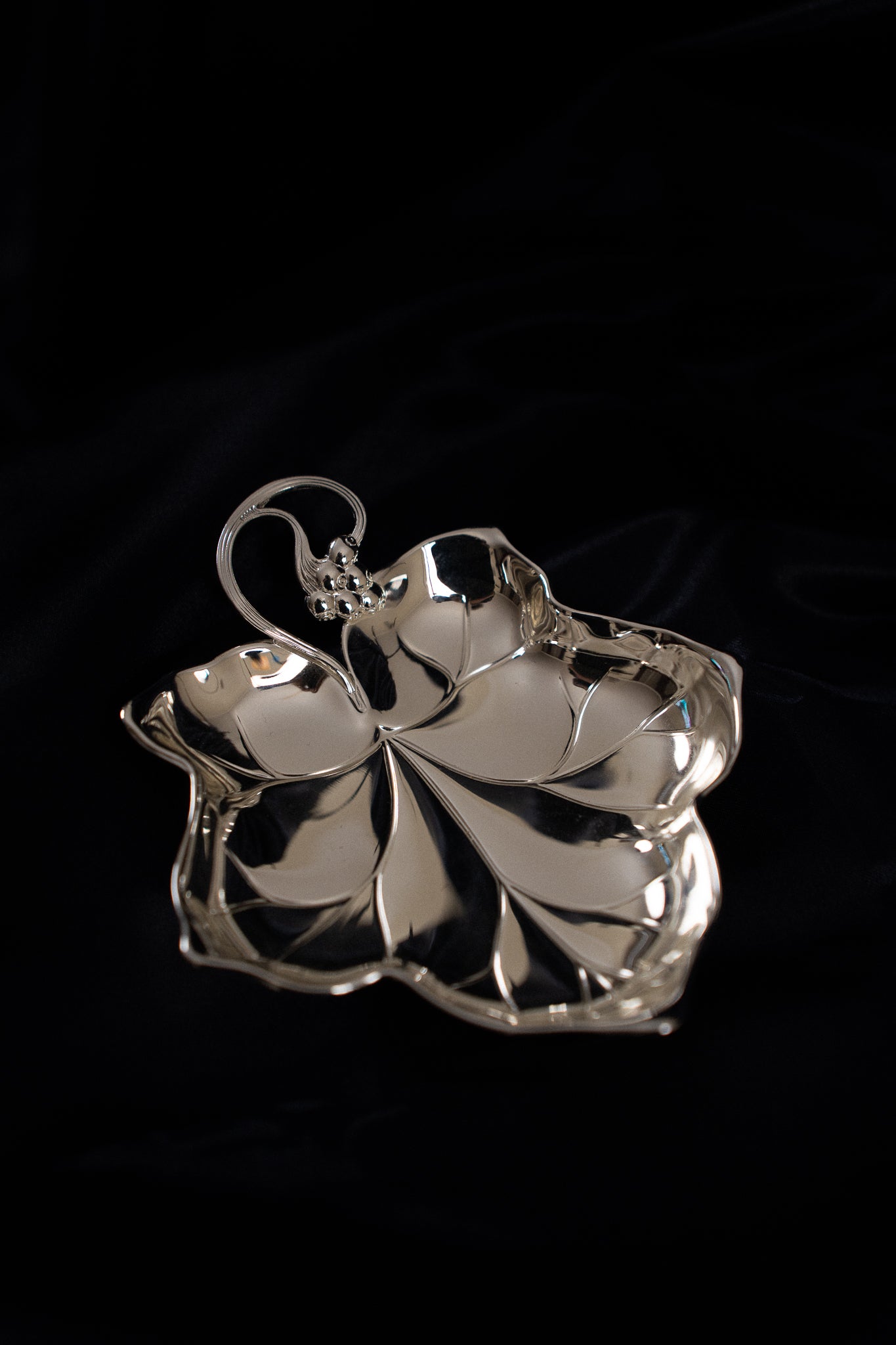 WMF Silver-Plated Leaf Dish