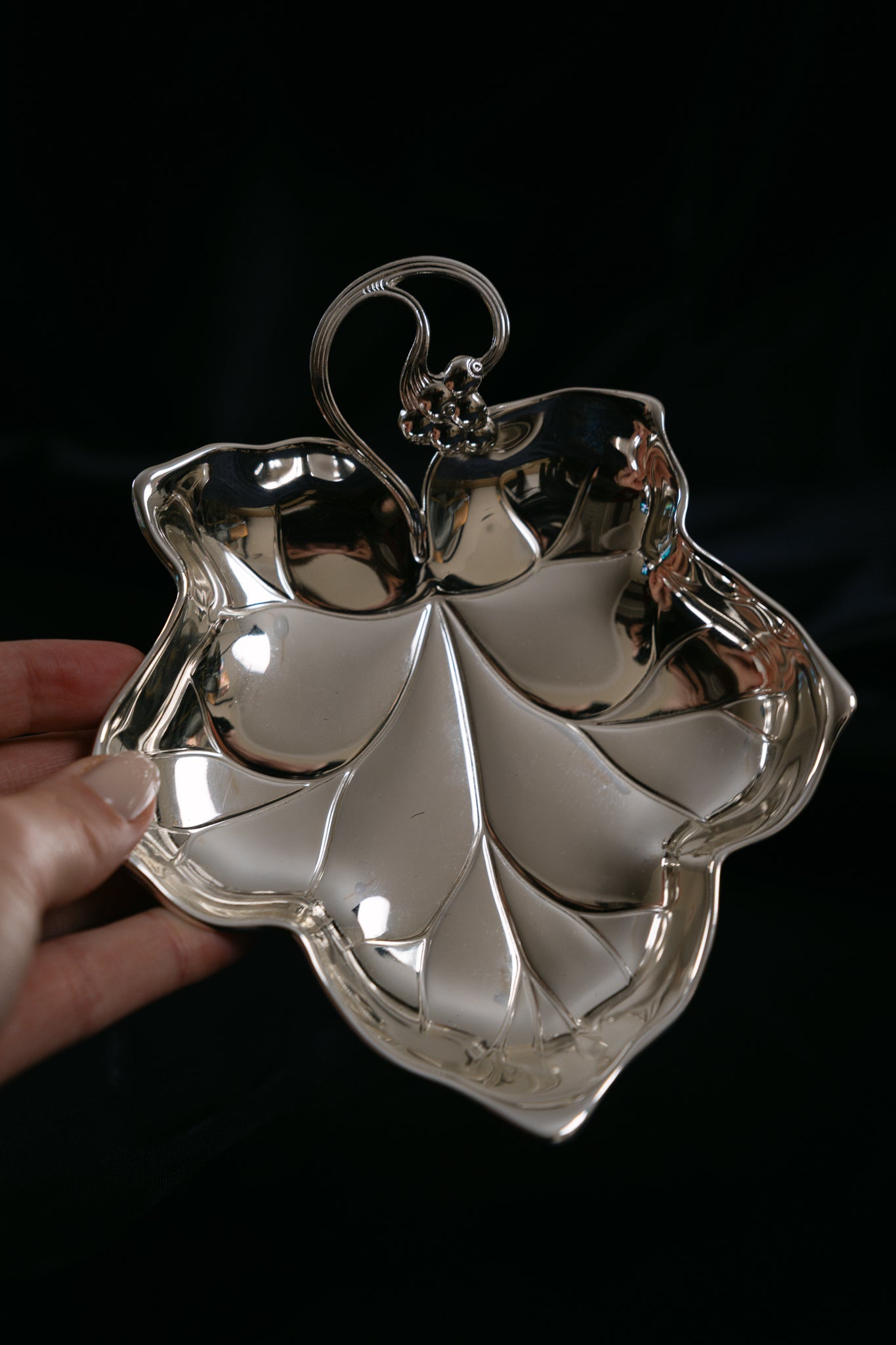 WMF Silver-Plated Leaf Dish