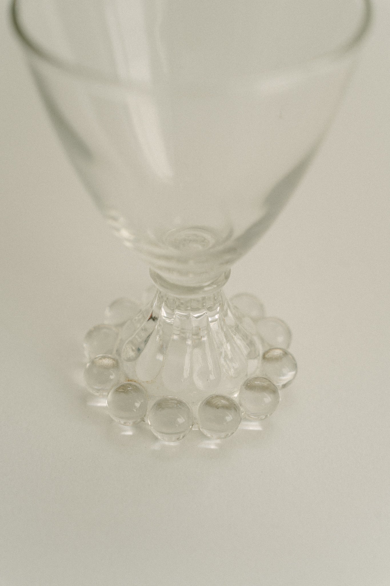 Liquor Glasses with Beaded Base - Set of 3